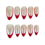 Red French Tips
