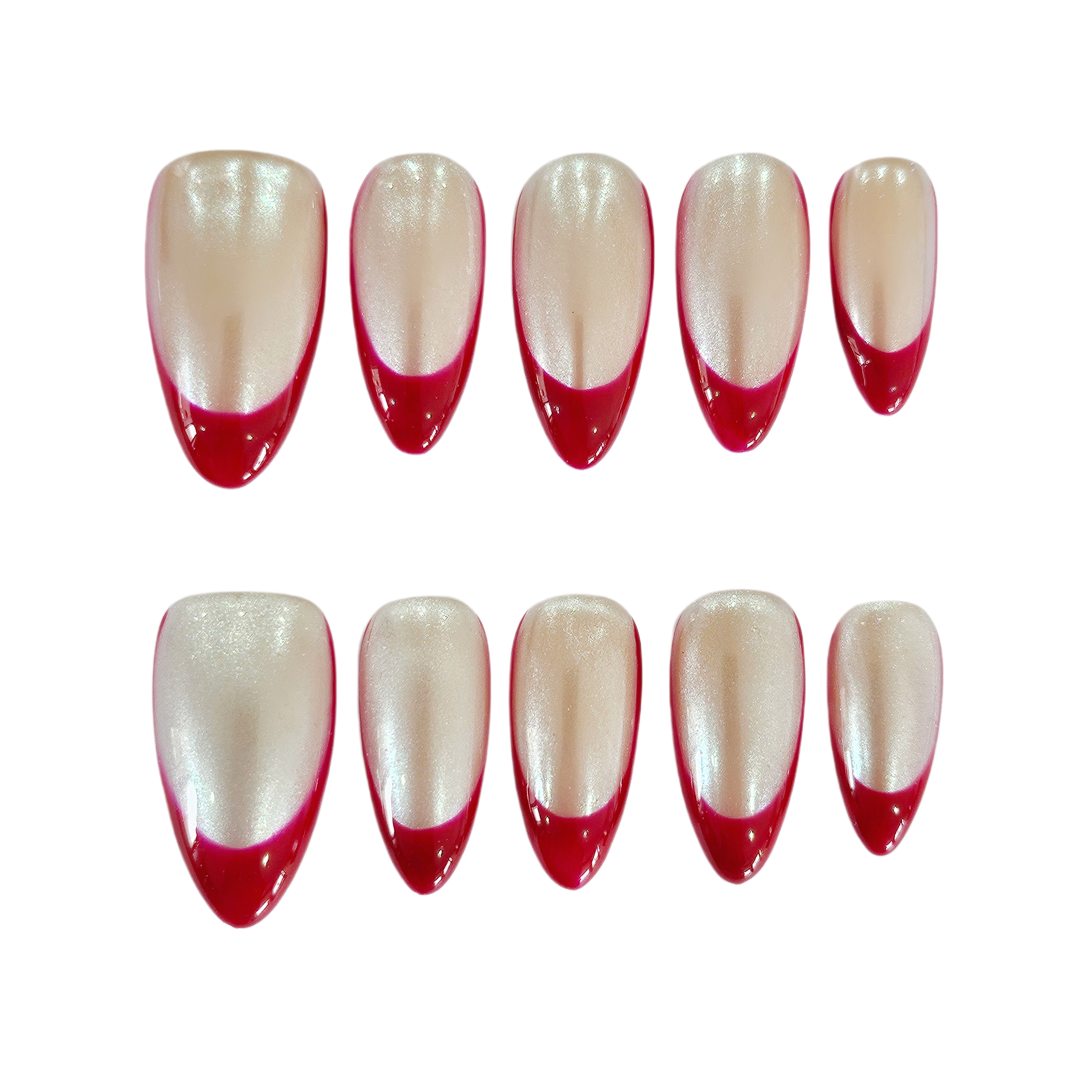 Red French Tips