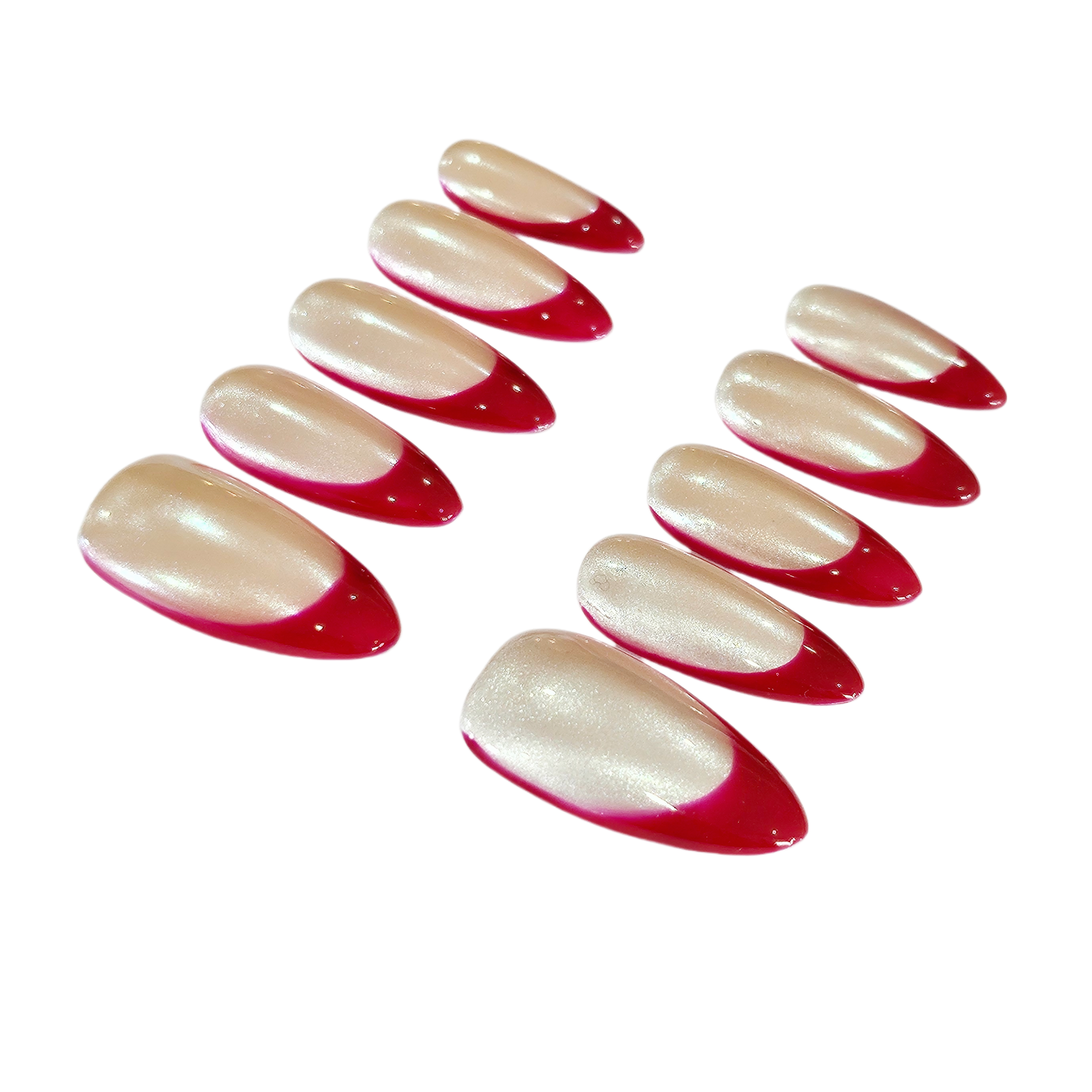 Red French Tips