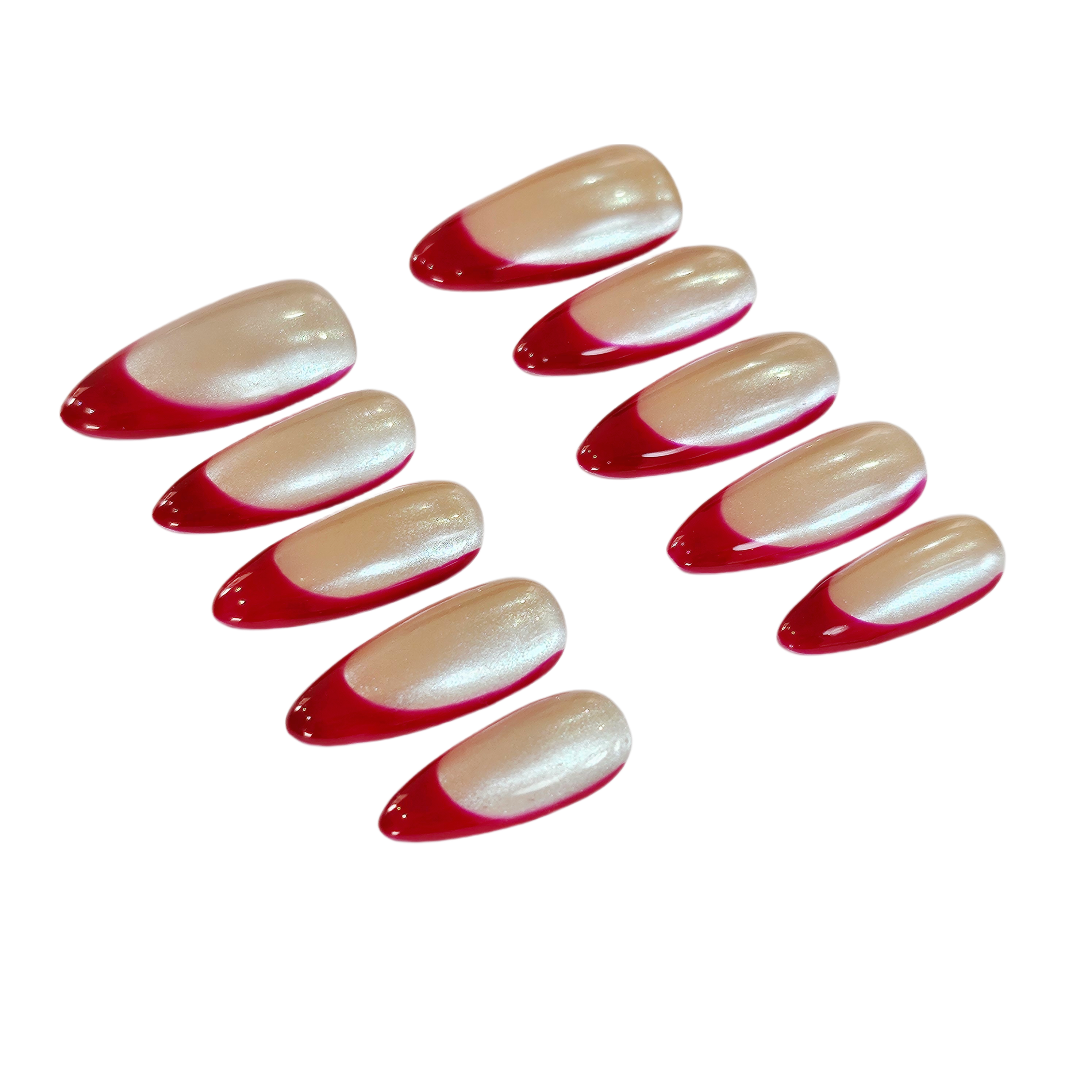 Red French Tips